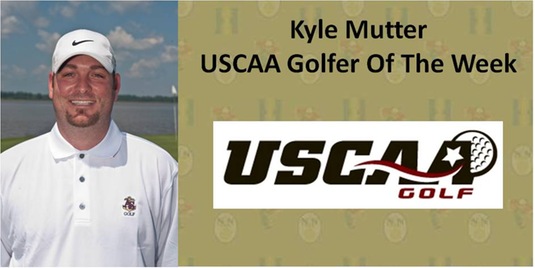 Kyle Mutter Named USCAA Golfer Of The Week
