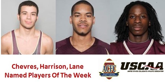Chevres, Harrison, Lane Earn Player Of The Week Honors